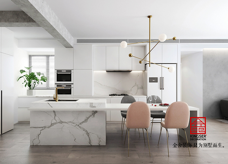 鑫界王府180現(xiàn)代極簡風格裝修效果圖