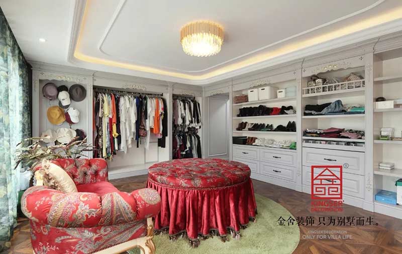 國賓壹號280平米美式風(fēng)格裝修實景