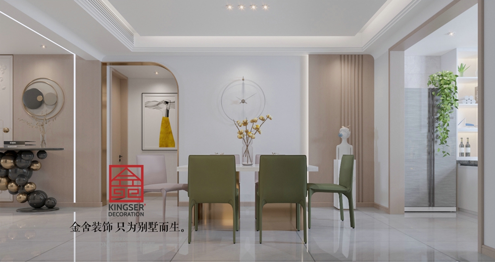 榮盛華府178平米極簡(jiǎn)風(fēng)格-餐廳