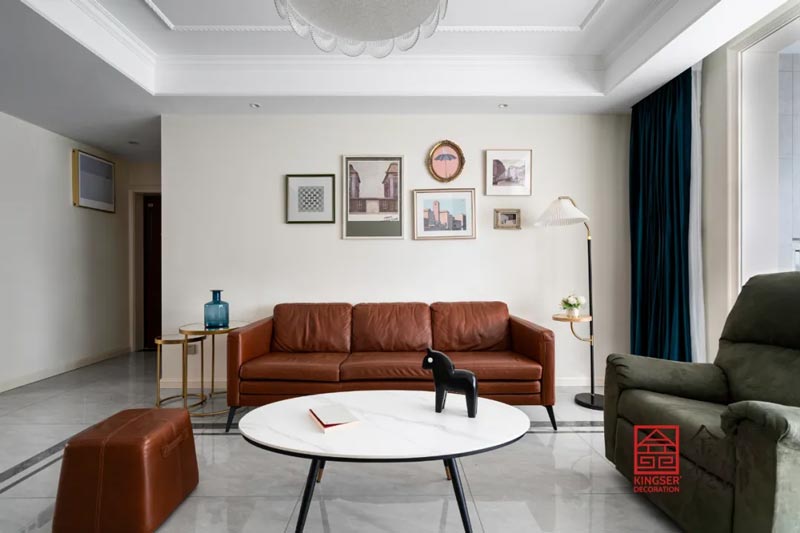 盛邦大都會北歐復(fù)古風(fēng)格裝修實景圖