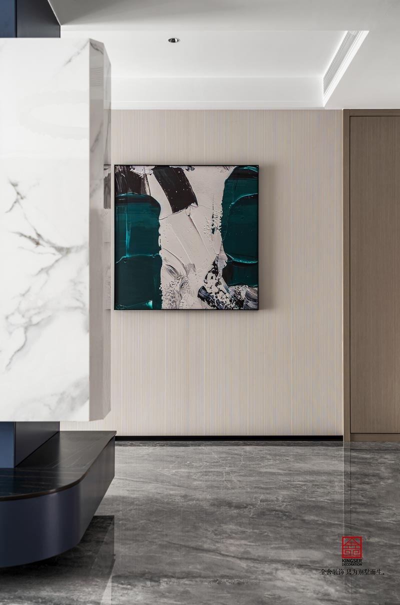 融創(chuàng)中心217㎡現(xiàn)代風格裝修實景圖