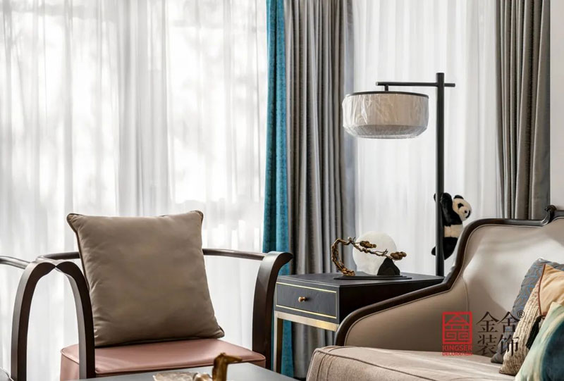 大者別墅裝修設計新中式風格實景圖