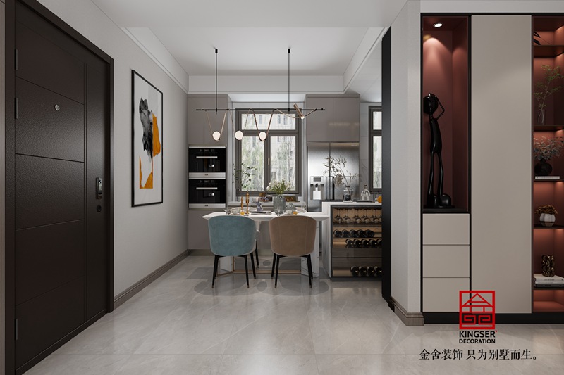 福美十號(hào)院220平底躍裝修現(xiàn)代簡約效果圖