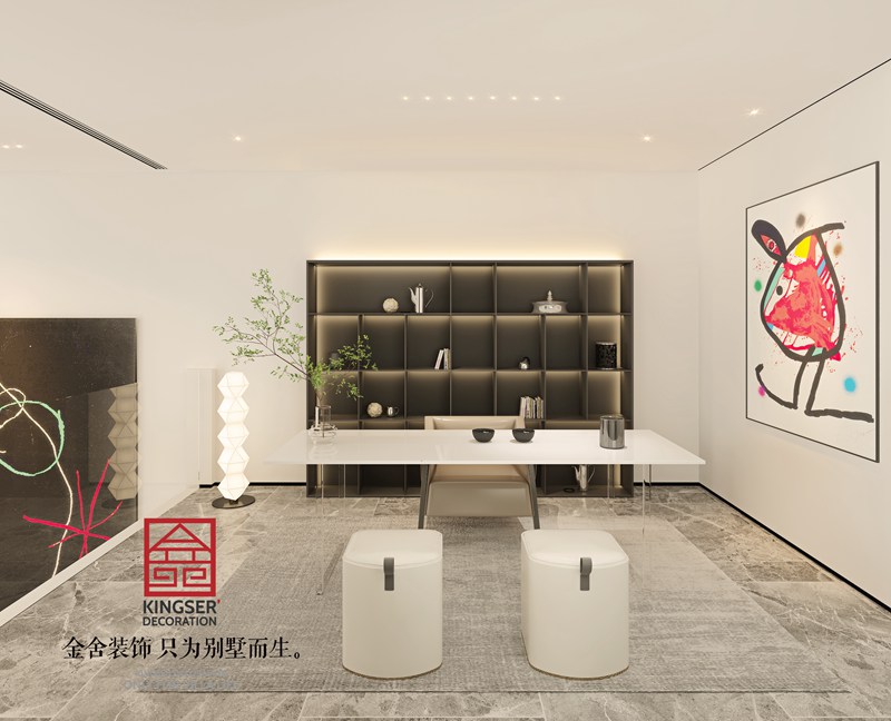 榮盛御府440平米現(xiàn)代風格別墅裝修設計