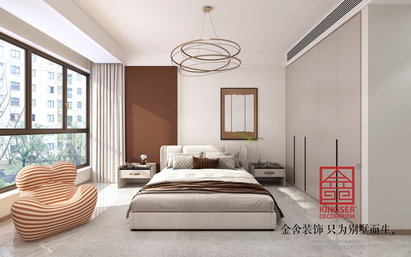 融創(chuàng)中心現(xiàn)代風(fēng)格150平米裝修效果圖