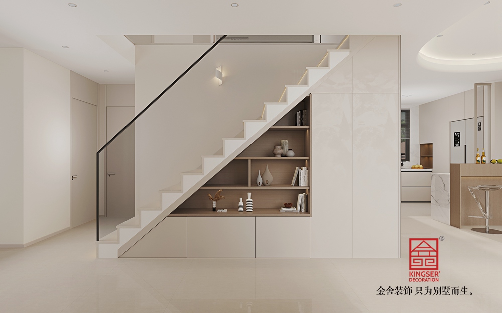 瑞凝府185平米意式風(fēng)格裝修-樓梯